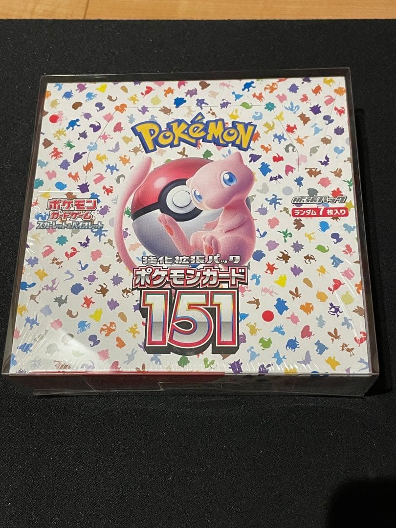 【美品】ポケモンカード151 シュリンク付きBOX