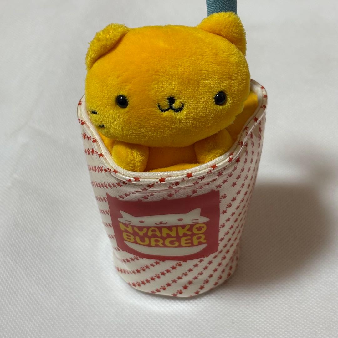 レア】にゃんにゃんにゃんこ ハンバーガーセット ぬいぐるみ - メルカリ