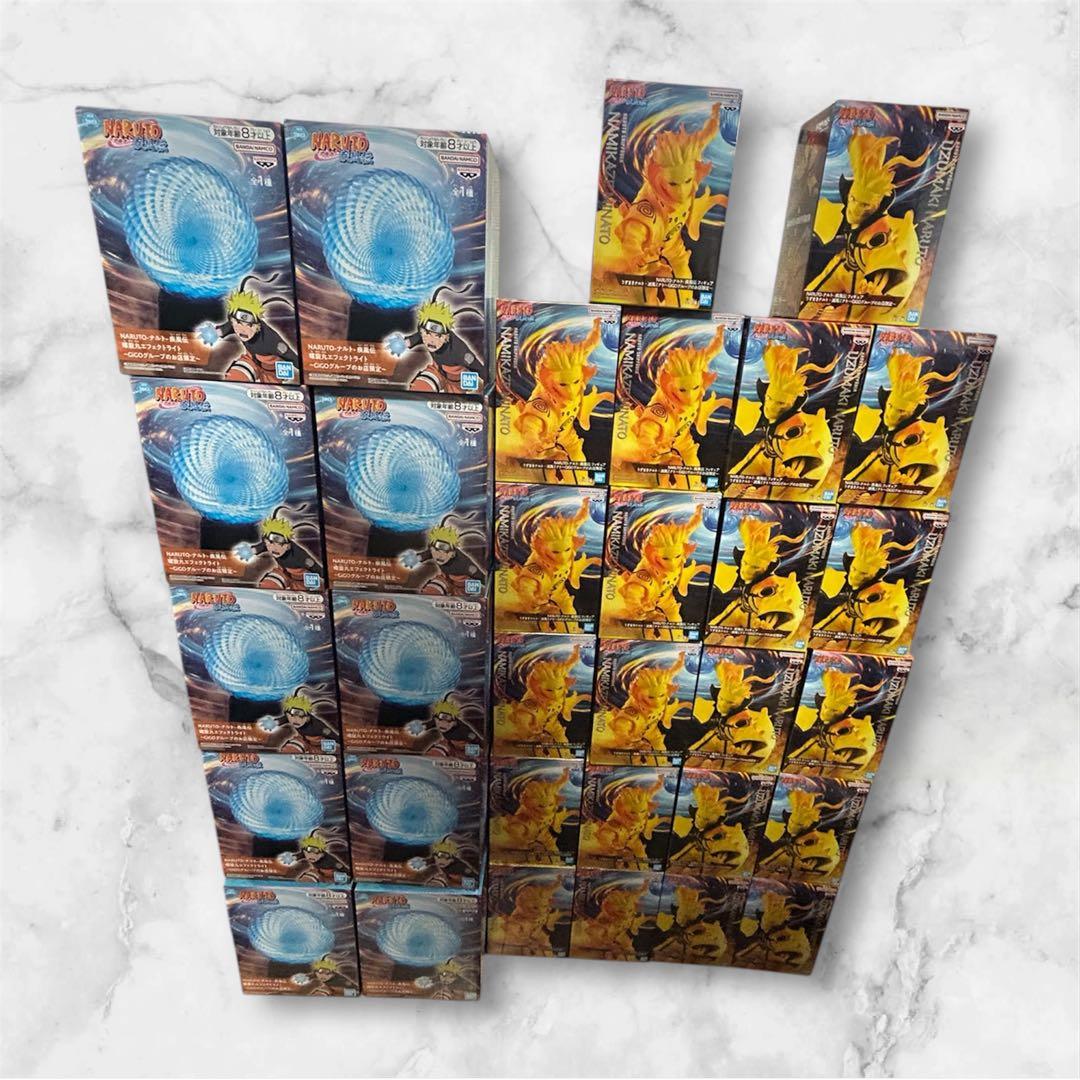 NARUTO-ナルト- GIGO 限定 フィギュア 3種セット　まとめ売り32個