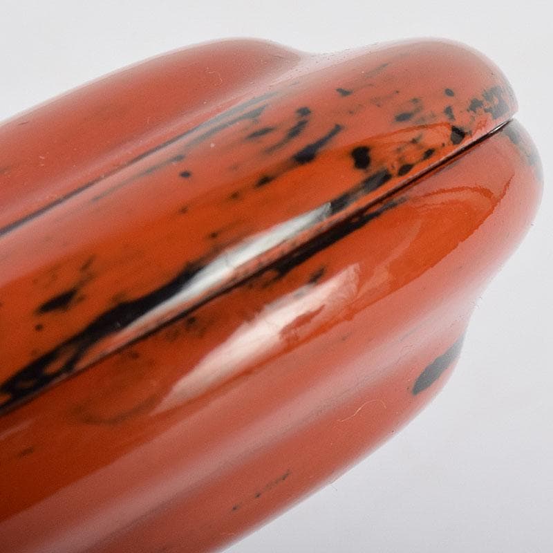 茶道具 根来塗 時代根来 香合 大徳寺大綱和尚極め書 V R9259 - メルカリ