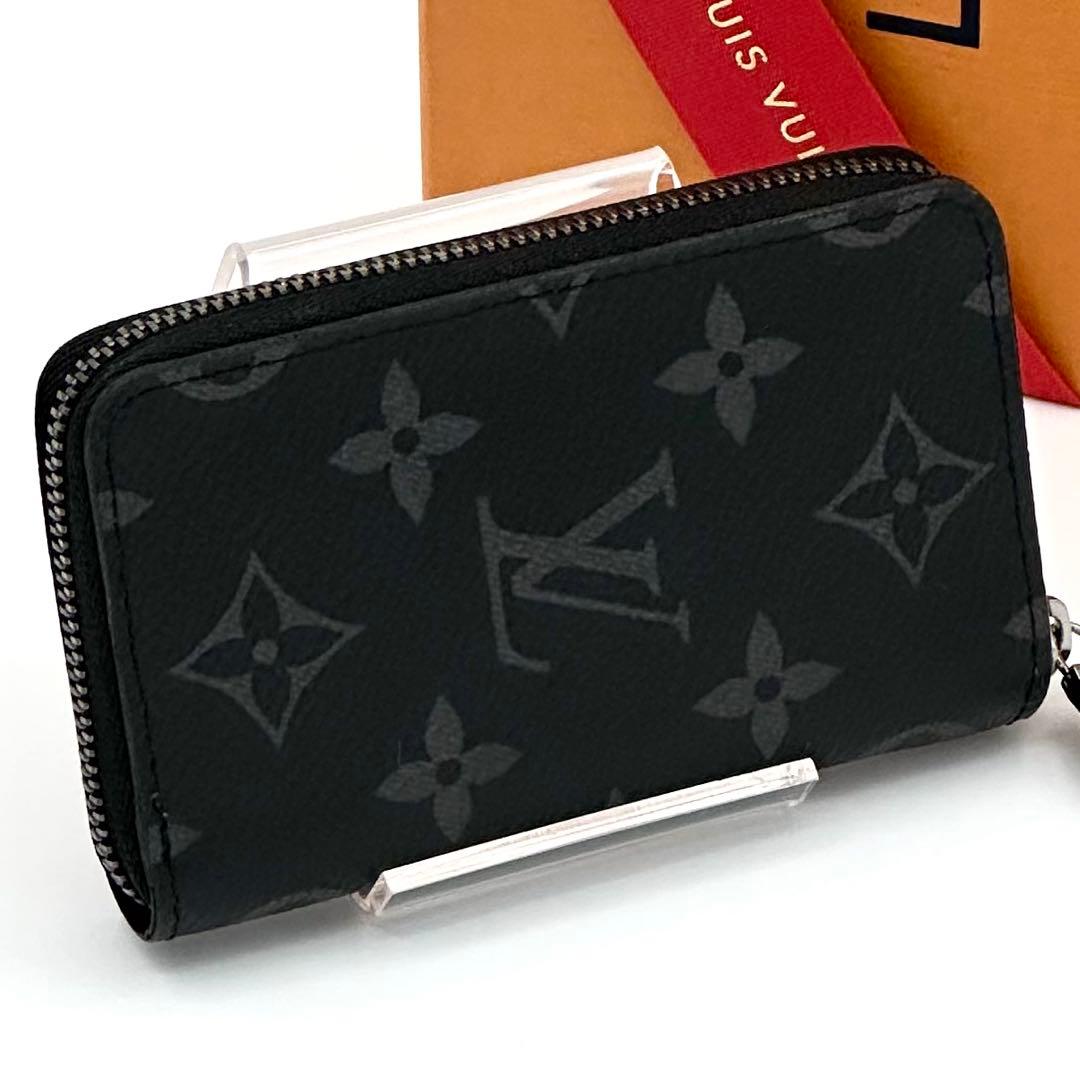 【超極美品】ルイヴィトン エクリプス ジッピーパース 小銭入れ 付属品付き