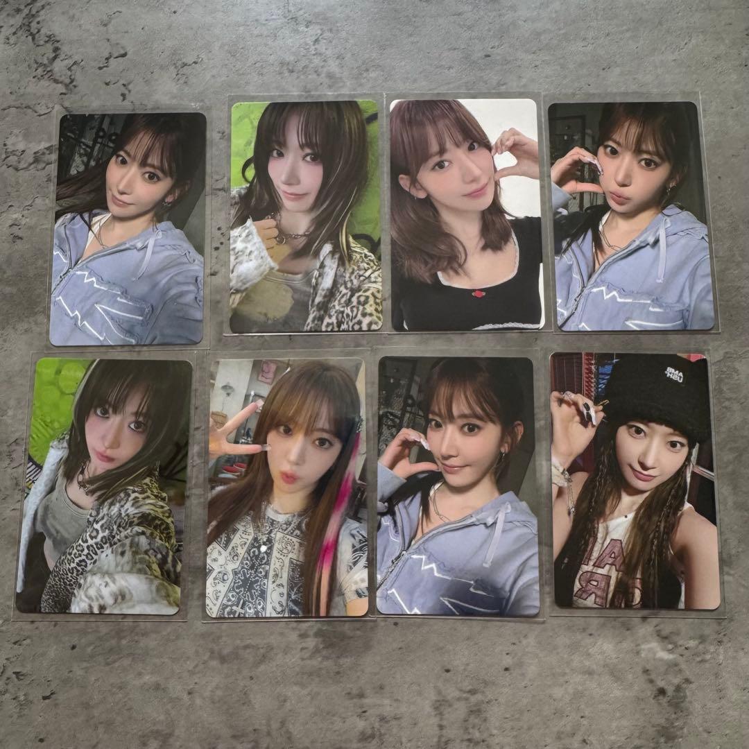 LESSERAFIM サクラ DIFFERENT ラキドロ トレカ　8枚