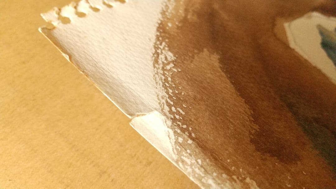 古沢岩美 キリスト誕生 聖夜 水彩まくり クリスマス