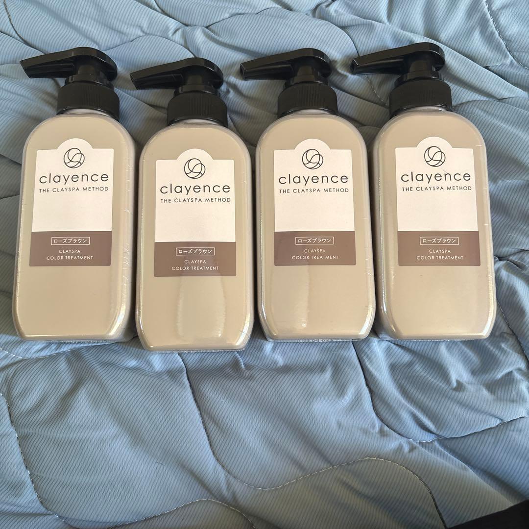クレイエンス カラートリートメント ローズブラウン 4本セット