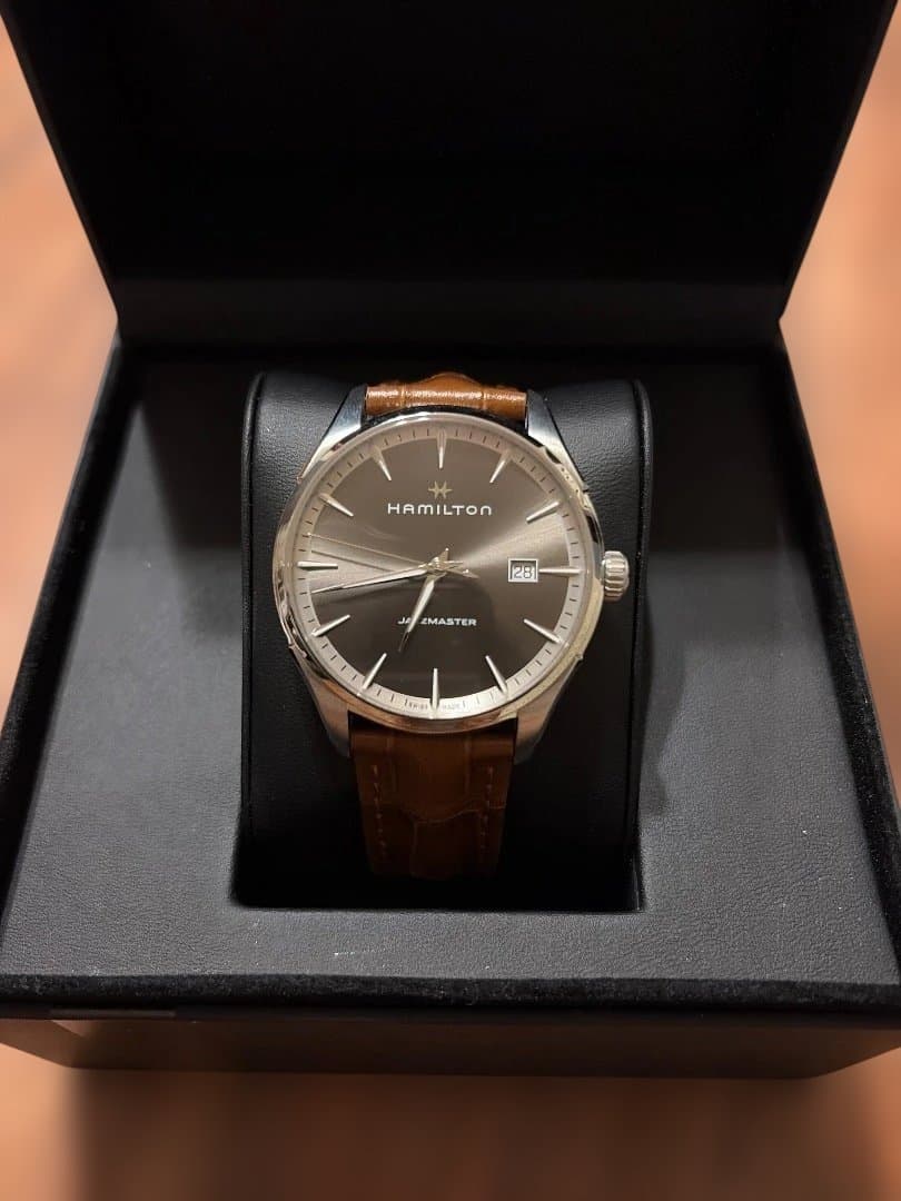 HAMILTON Jazzmaster シルバー/ブラウン