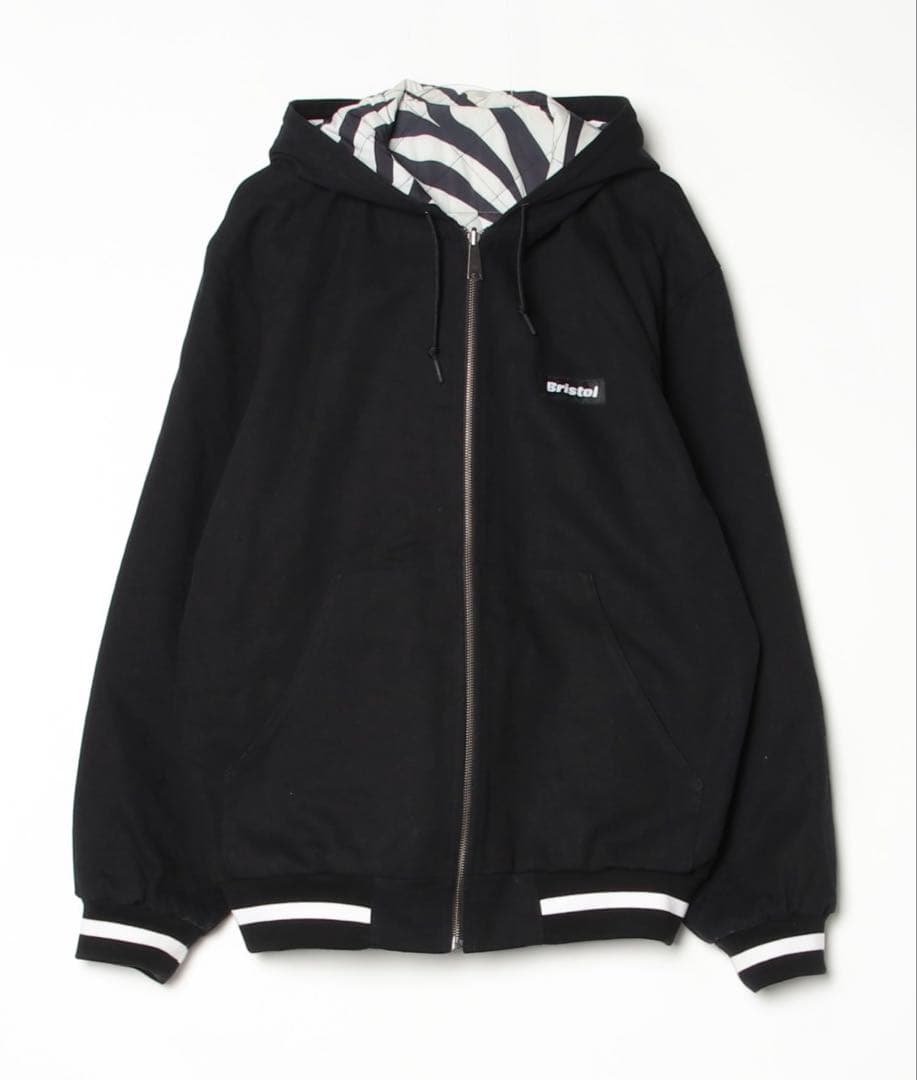 Bristol ゼブラ柄 フード付きジャケット L