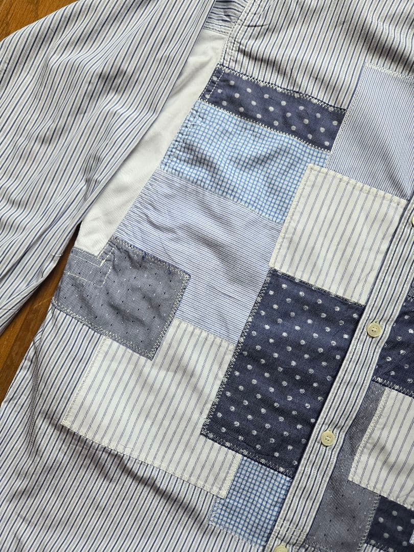 JUNYA WATANABE MANパッチワーク長袖シャツ Mサイズ - メルカリ