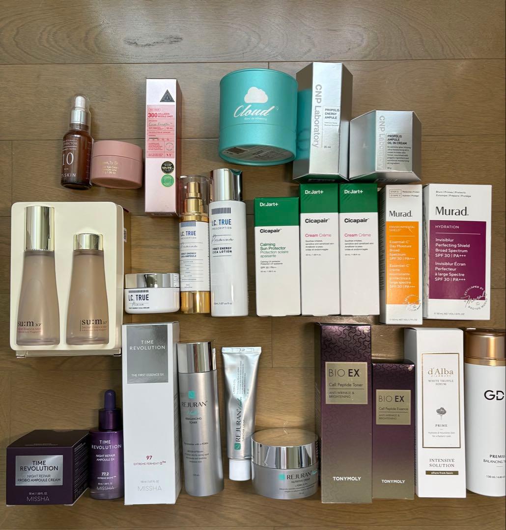 スキンケアトライアルセット、リジュランなど13種類人気ブランド‼️