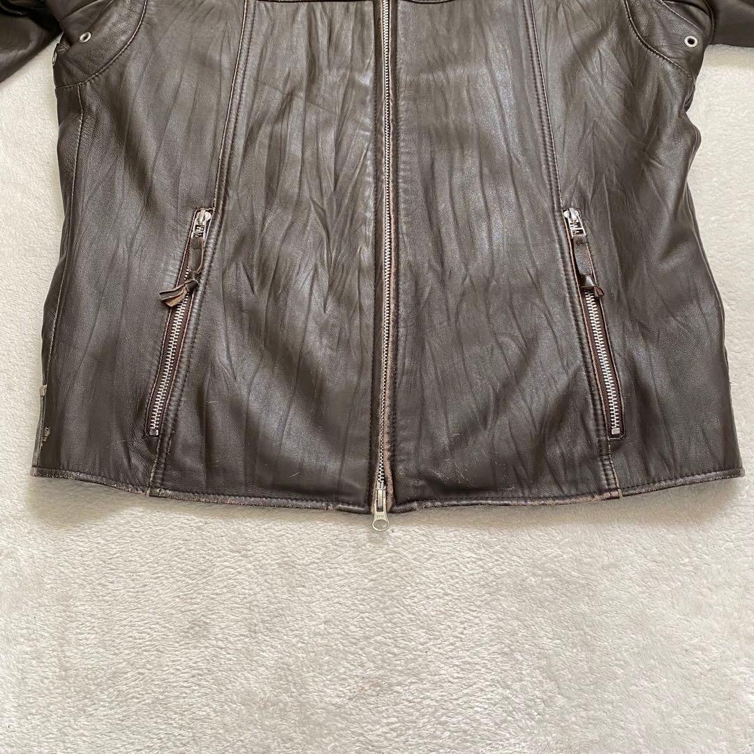 OLD UNIQLO】00s Seep Lether Jacket - メルカリ