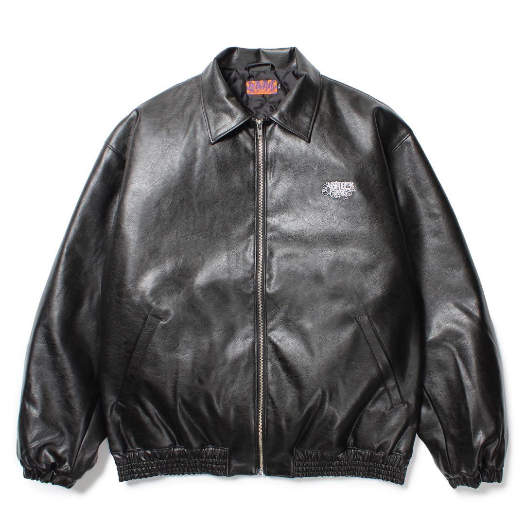 GAKKIN × BUDSPOOL / FAUX LEATHER JACKET - メルカリ