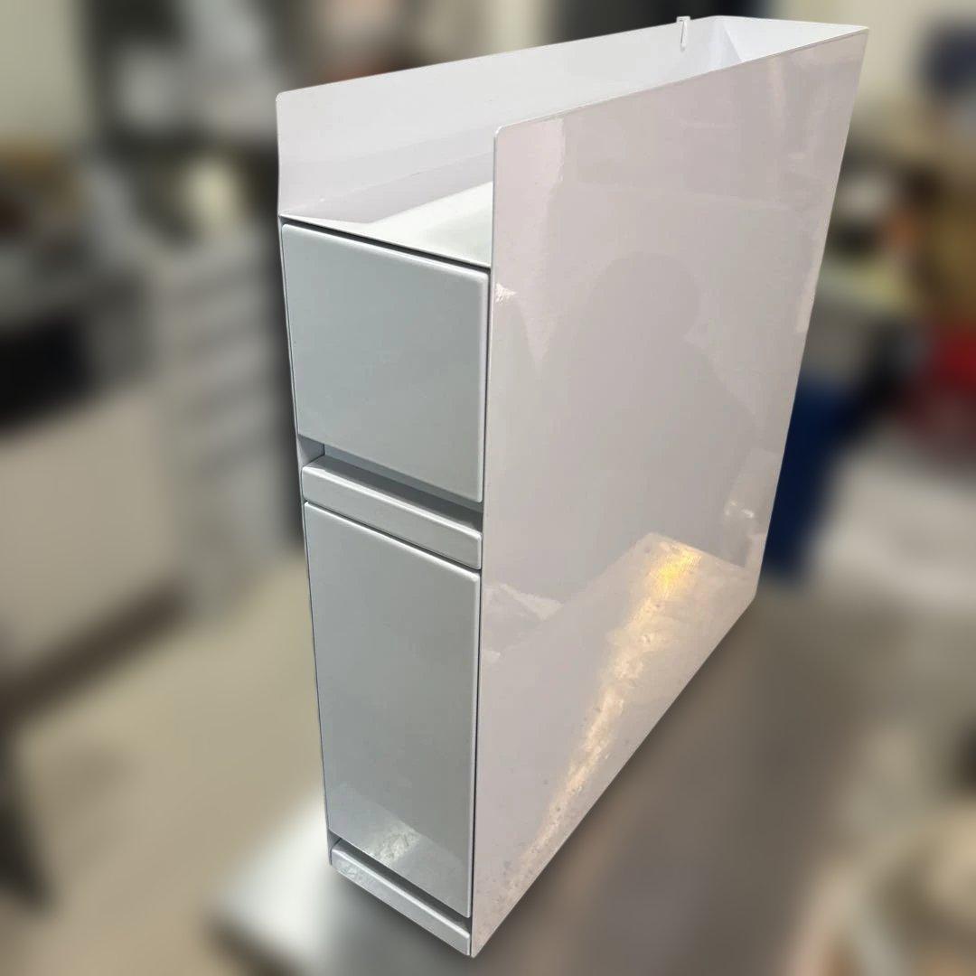 ホワイト調味料ラック 引き出し式　TOWER タワー