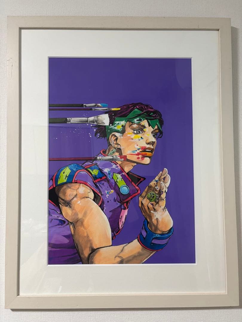 ジョジョ　複製原画　岸辺露伴 ジョジョの奇妙な冒険 岸辺露伴 荒木飛呂彦 原画展 複製原画