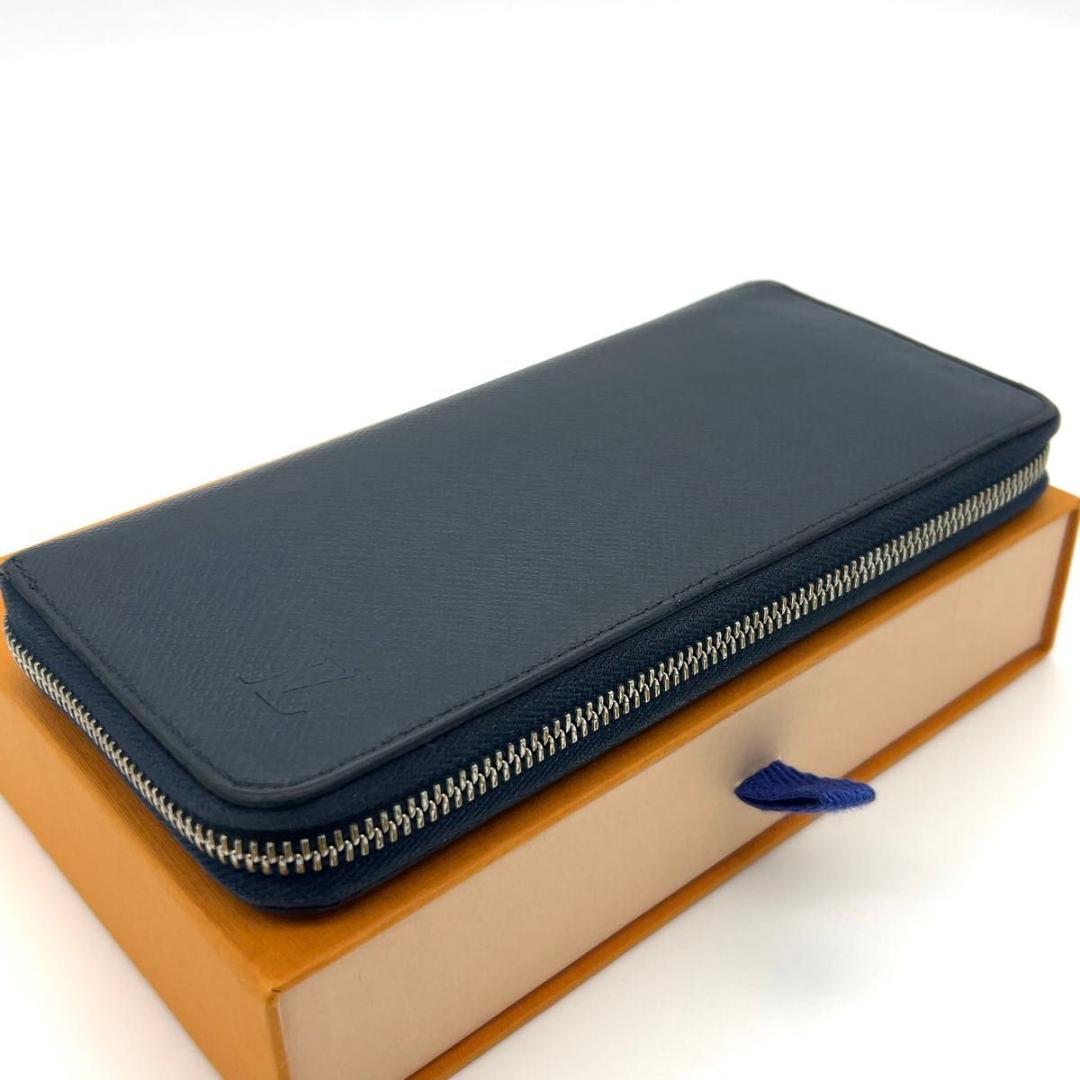 新型★ルイヴィトン タイガ ジッピーウォレット ヴェルティカル 長財布 ネイビー