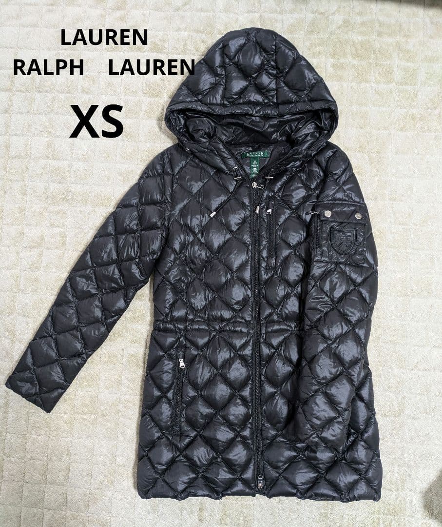 【えぶりん様】LAUREN RALPH LAURENフード付キルティングダウン Ralph Lauren ファーフード付 キルティング ダウンジャケット (Ralph
