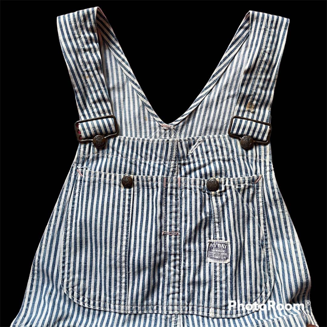 40's ♦️PAYDAY♦️オーバーオール♦️ヒッコリー♦️ビンテージ