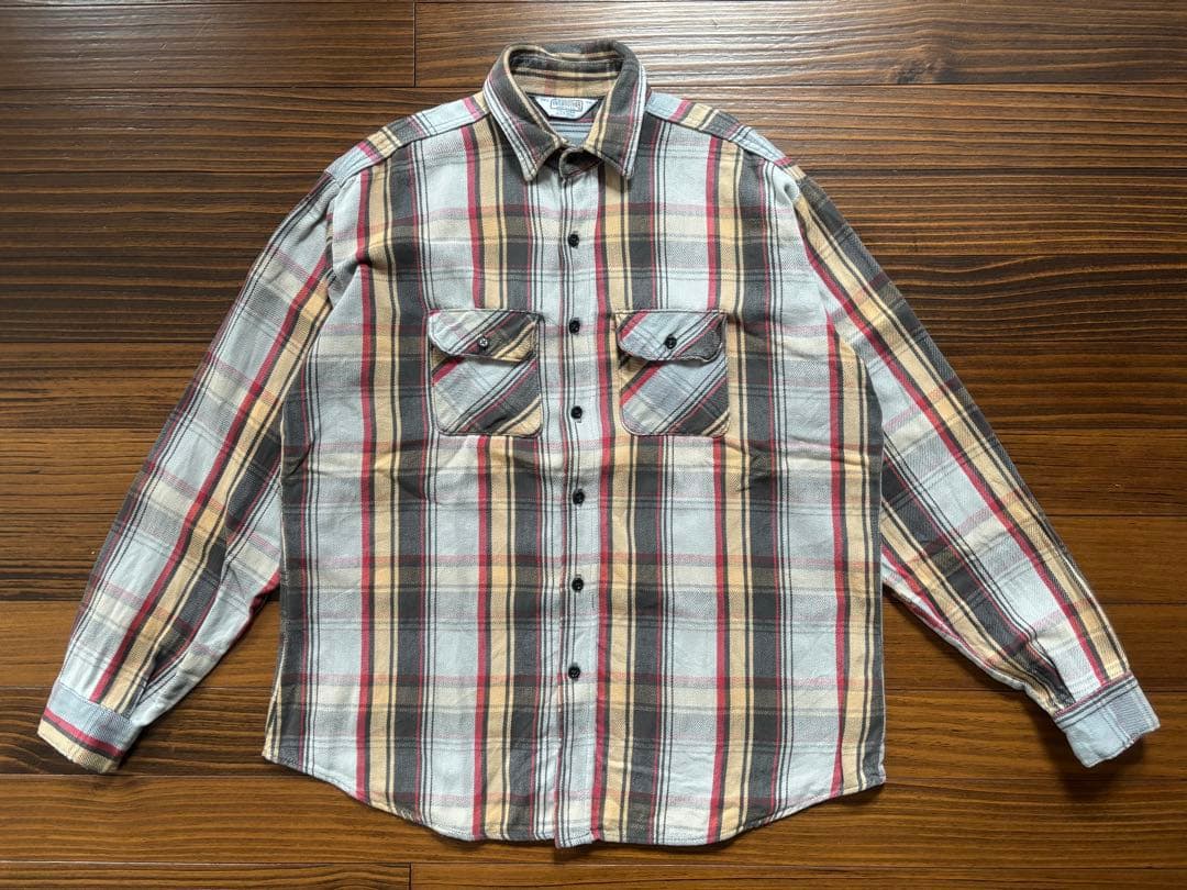 70s 80s FIVE BROTHER ファイブブラザー ヘビーネルシャツ - メルカリ