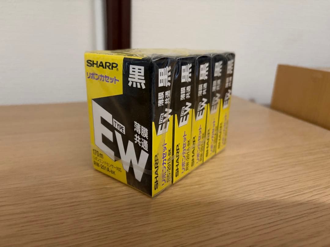 SHARP EWタイプリボンカセット 黒 170m RW-201A-BK 5個 楽天市場】ew リボンカセット rw-201a-b3 rw201ab3の通販