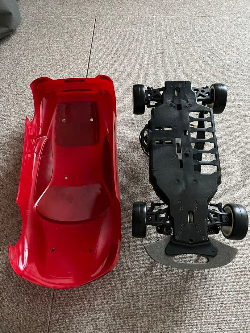 タミヤ TA-05 フェラーリボディ ツーリングカー 動作OK - メルカリ