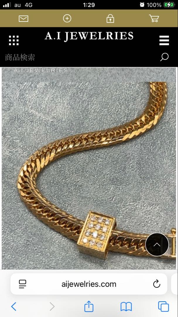 K18 ビーズペンダント ダイヤモンド3.5g