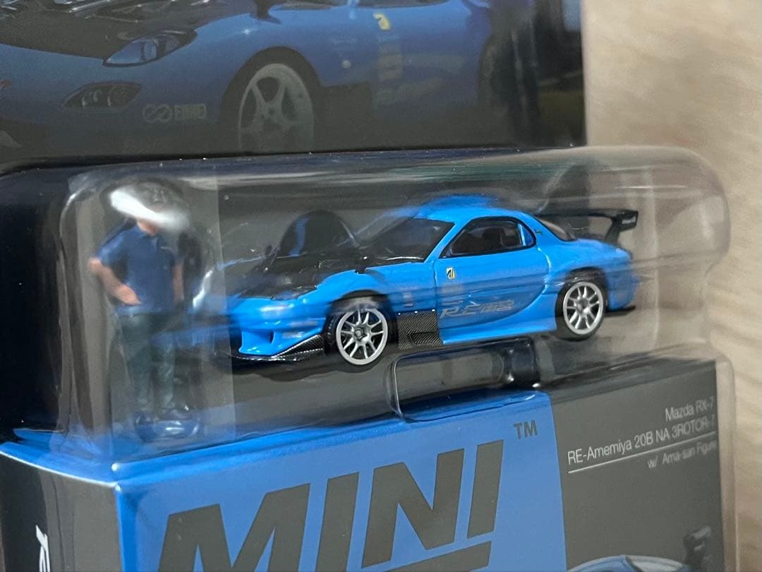 元箱付き 東京オートサロン 限定 MINI GT RE雨宮 RX-7 FD3S ミニカー
