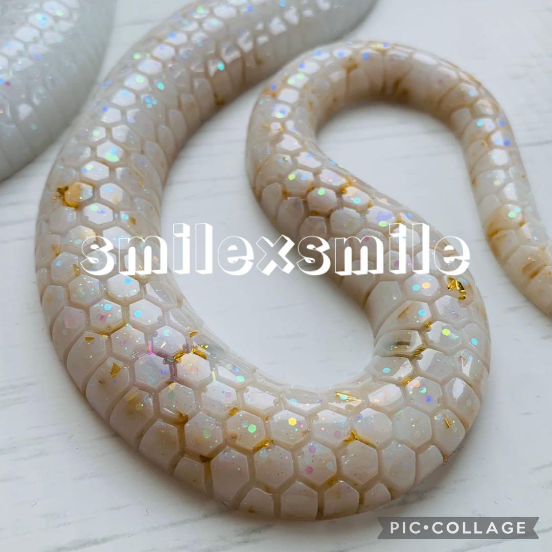 ⭐️レジン製 白蛇のオルゴナイト⭐️ - メルカリ