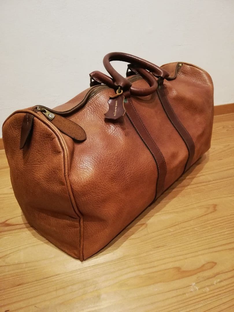 コムデギャルソン　レザーボストンバッグ　本革