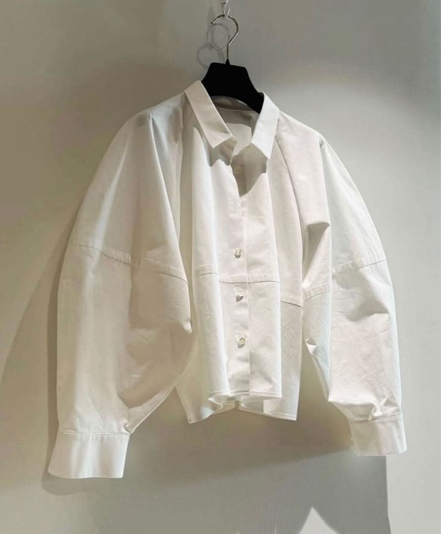 ま*る様 【人気品】ORR オル　ラグランコットンショートシャツ　ホワイト　Mサ