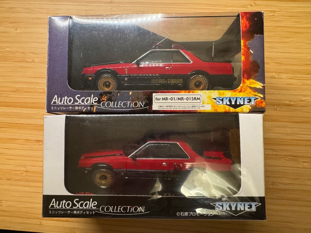 ミニッツ　西部警察　マシーン RS1 & RS-2 未使用、未開封 新品 KYOSHO EGG First Mini-Z 西部警察シリーズ マシンRS-1