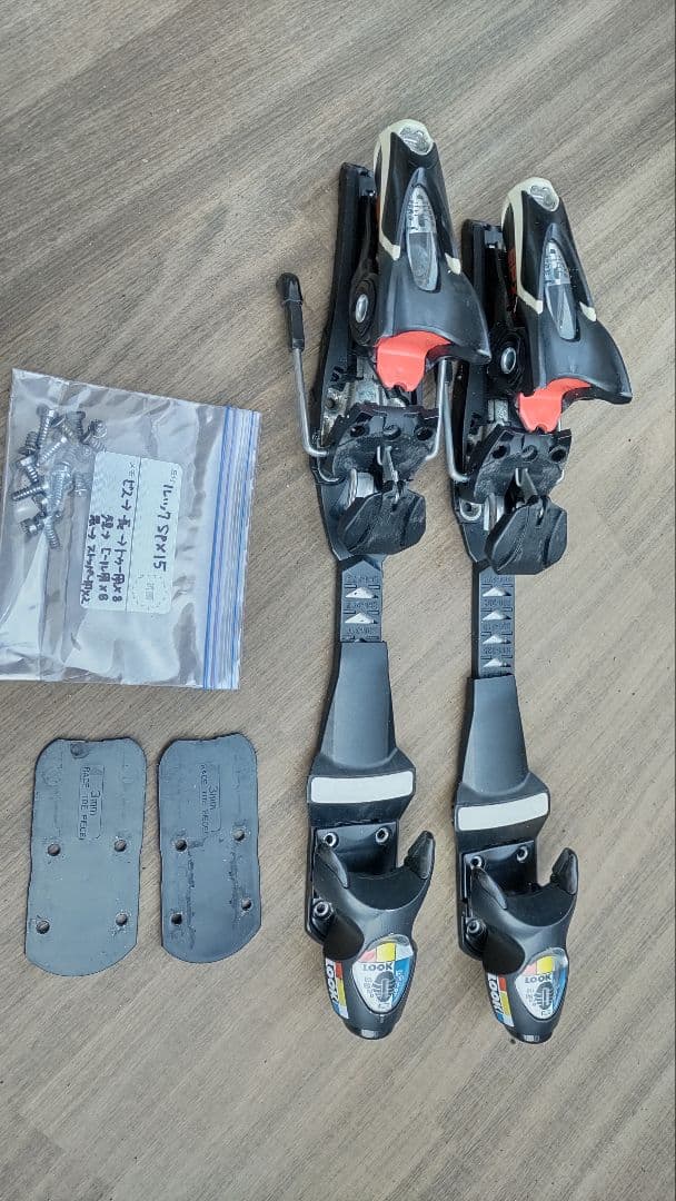 LOOK SPX15 ビンディング フロント3mmプレート付き