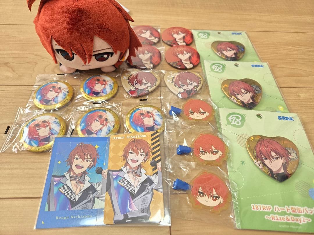 18TRIP 缶バッジ タワレコカフェ カセット風トレカ 西園練牙 まとめ