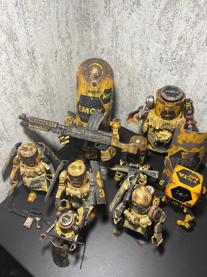 threeA N.O.M. EMGY フィギュア 8体セット エージェントヴェノムが可動フィギュア「リボルテック アメイジング