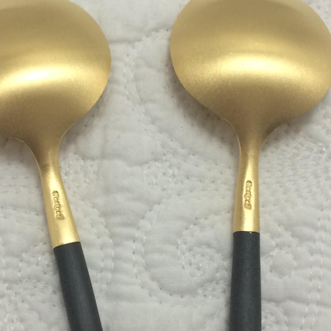 正規品 クチポール GOA ブラック＆ゴールド デザートサイズ3種×各2