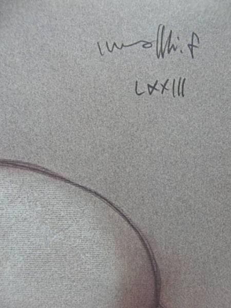 古沢岩美、デッサン 40、希少大判画集画、新品額装付、状態良好