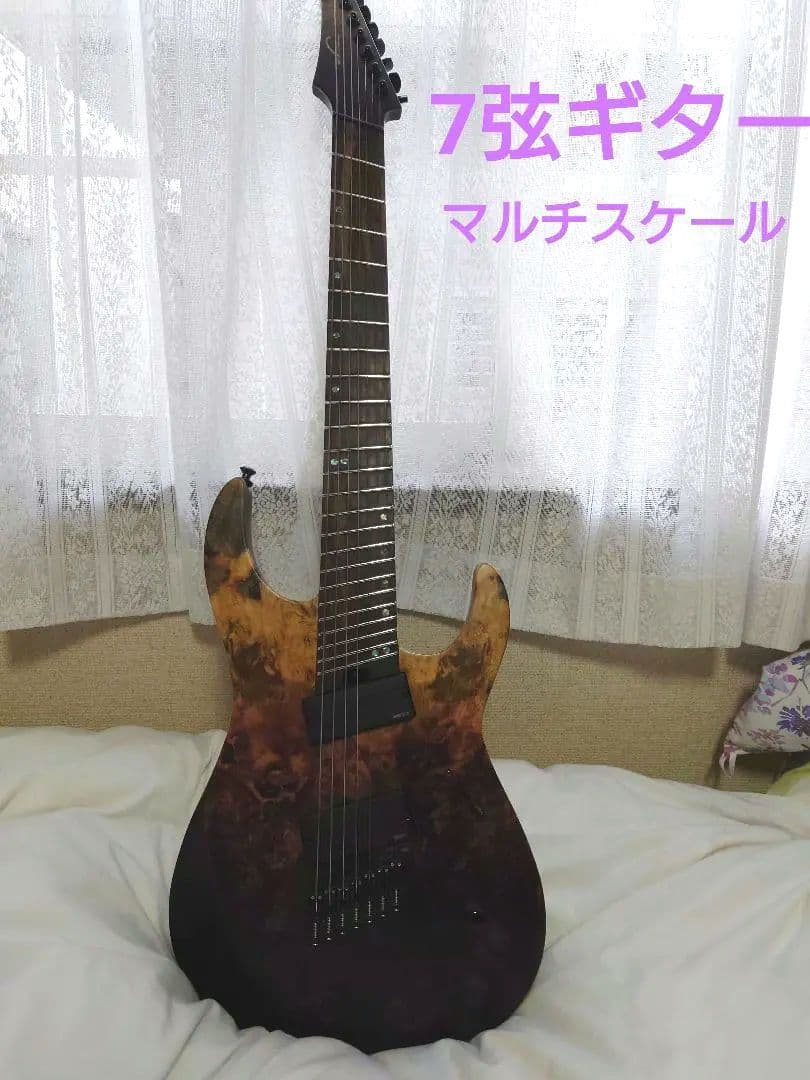 【希少】Legator N7FX Amethyst マルチスケール ファンフレ Legator Ninja N7FX Amethyst Fanned Fret Multi Scale 7 String X