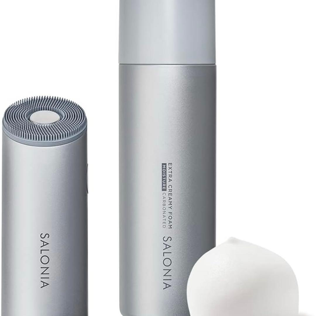 【新品】サロニア イオンフェイシャルブラシ&エクストラクリーミーフォーム