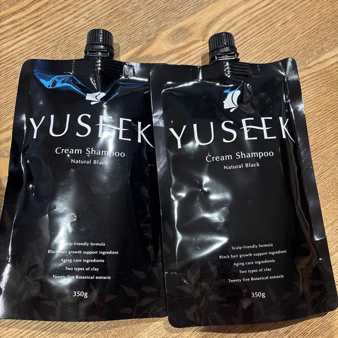 YUSEEK Cream Shampoo Nブラック350g 2個セット