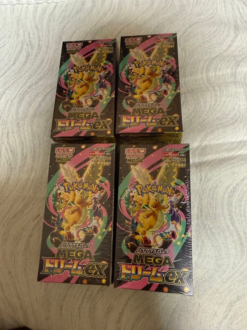 ポケモンカードゲーム メガEX 4箱
