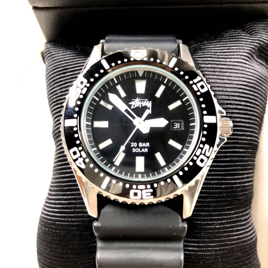 極美品 30周年モデル Stussy SEIKO 腕時計 ソーラーウォッチ - メルカリ