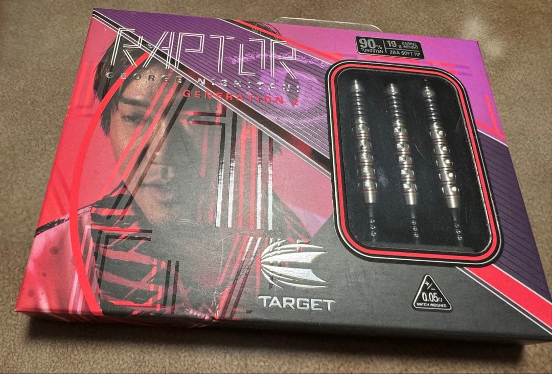 激レア ターゲット ラプター G2 西谷譲二モデル ダーツハイブ限定モデル