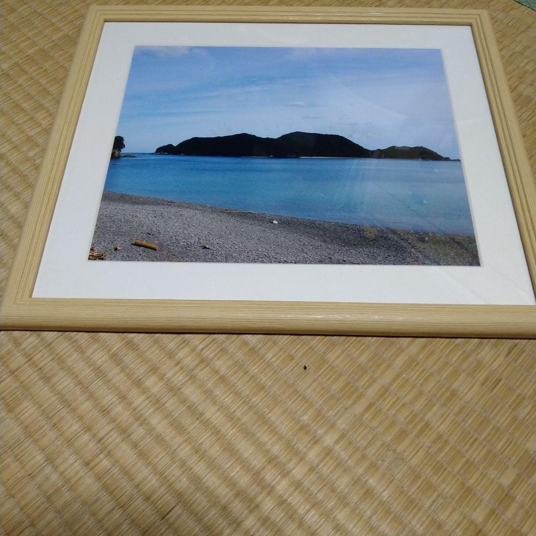 海と島の風景 グラフィックアート