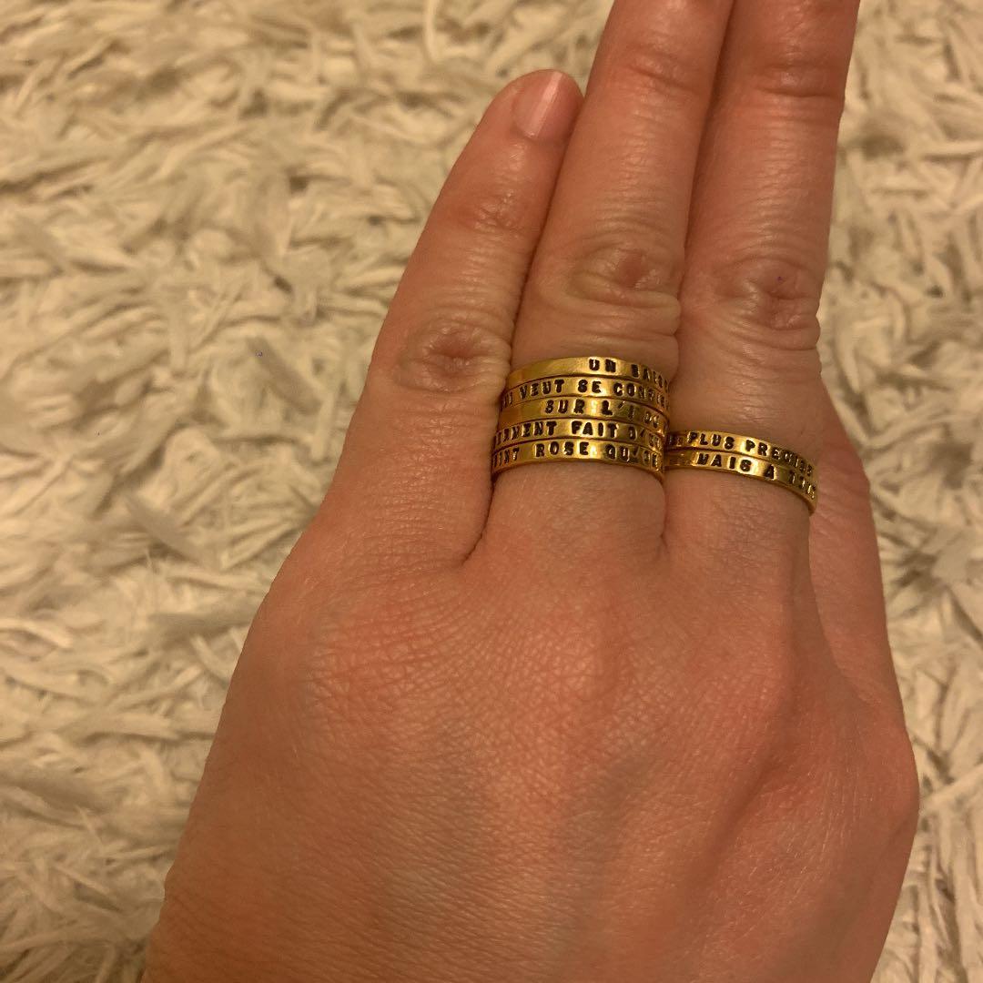 セルジュトラヴァル 7連リング 9号 - メルカリ