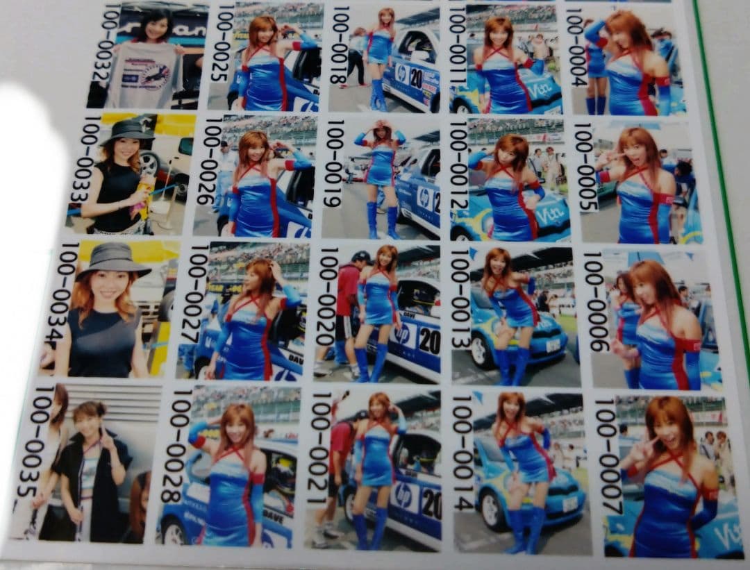 レースクイーン 写真 はがきサイズ 36枚 浅田りょう ほか アイドル