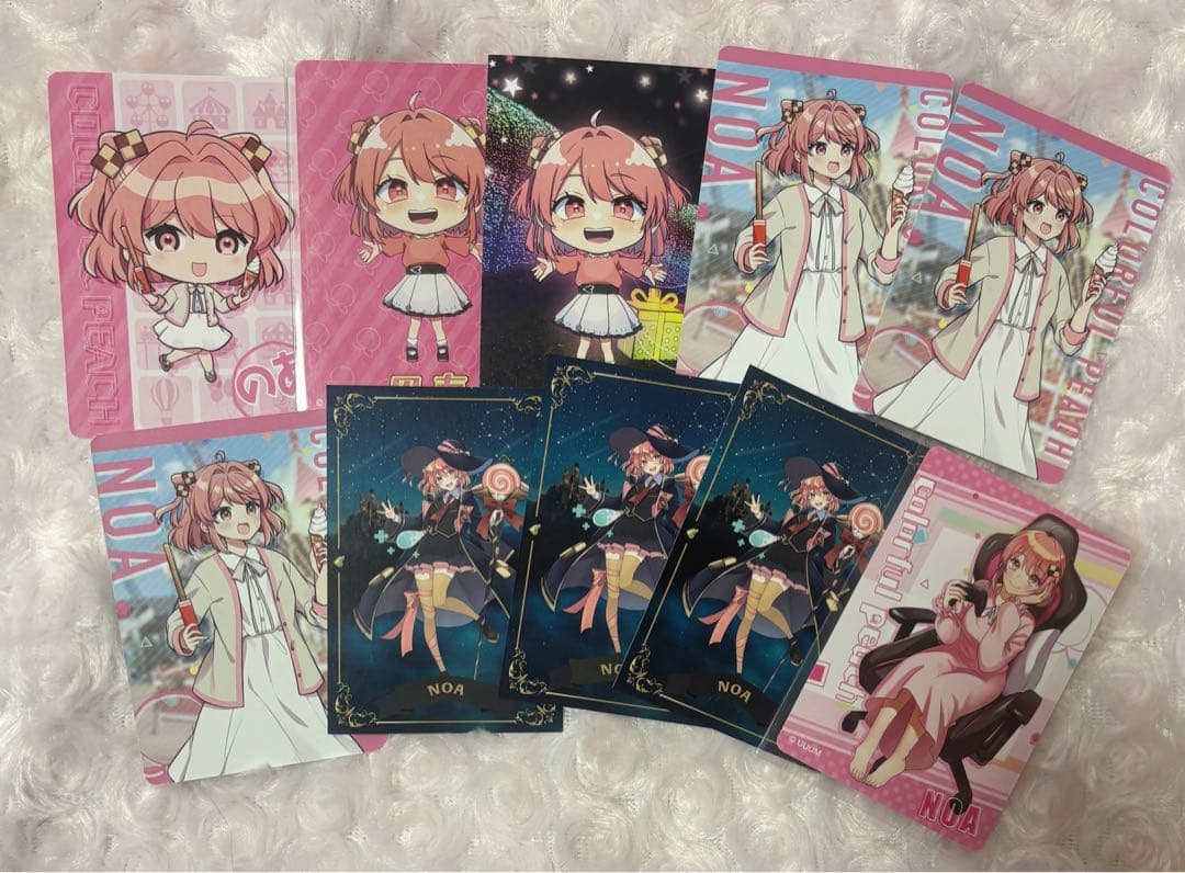 カラフルピーチ のあさん トレカ カード まとめ売り - メルカリ