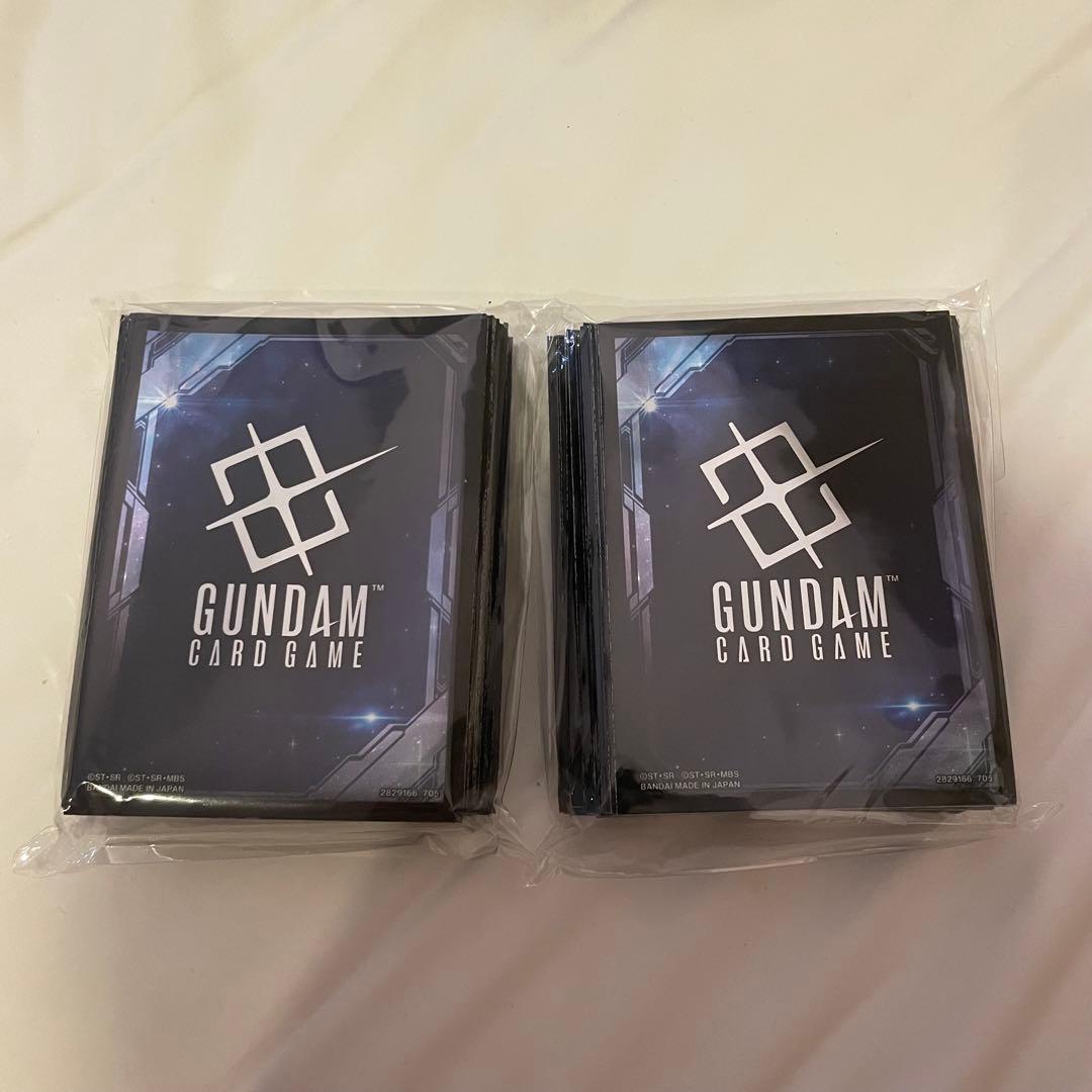 GCG ガンダムカードゲーム スリーブ EX spaceblack 未開封×2 GCG ガンダムカードゲーム 公式スリーブ EX space black - メルカリ