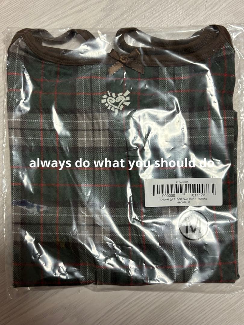 always do what you shoud do キャミソール M manywayカップ付きキャミソール – Darich (ダーリッチ)