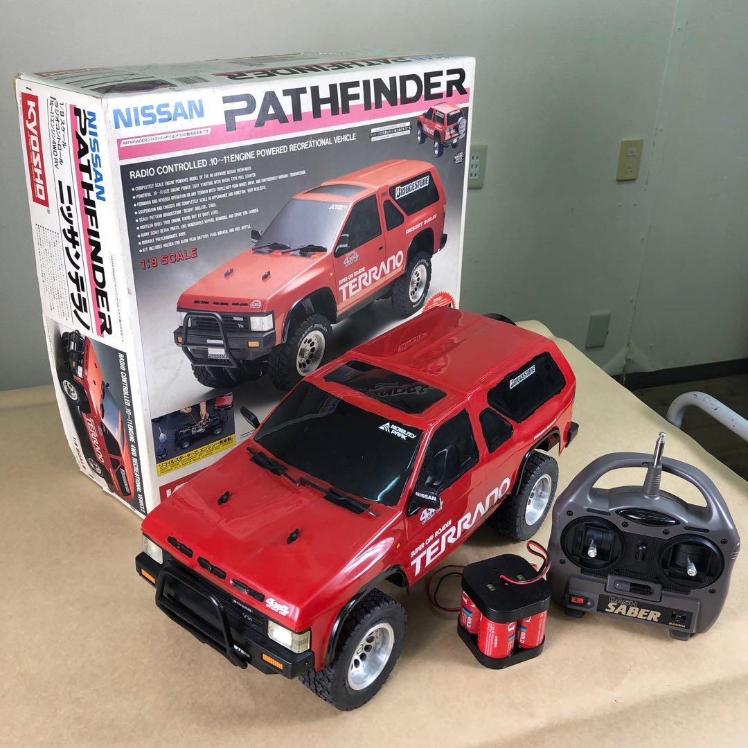 絶版】京商 1/9 4WD エンジンカー 日産 D21 テラノ 動作未確認 - メルカリ
