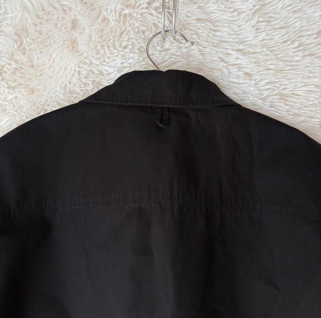 ORGUEIL日本製アメカジ黒ワークシャツ42XL相当ビッグサイズコットン