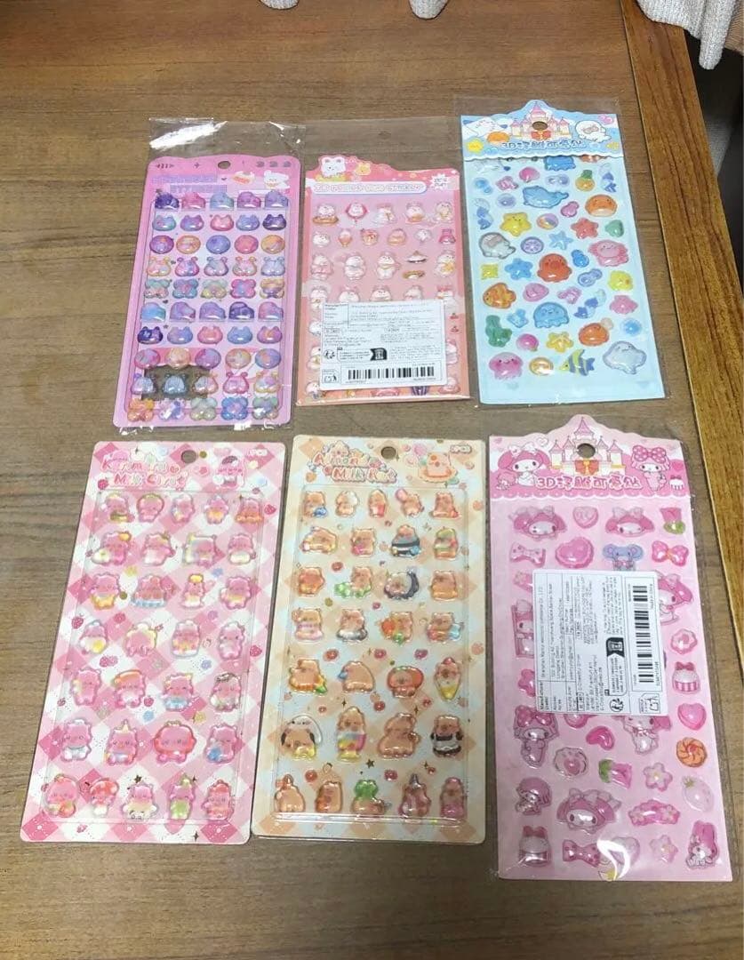 28 シール セット ちいかわ サンリオ マイメロディ ステッカー 大量