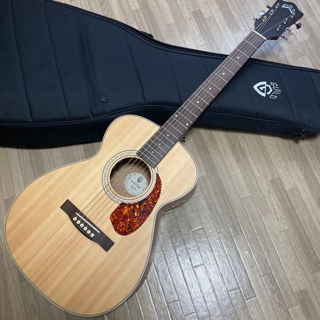 (美品)Guild ギルドM-240E エレアコ　ケース付 Amazon.co.jp: GUILD (ギルドギター) エレアコギター アーチバック