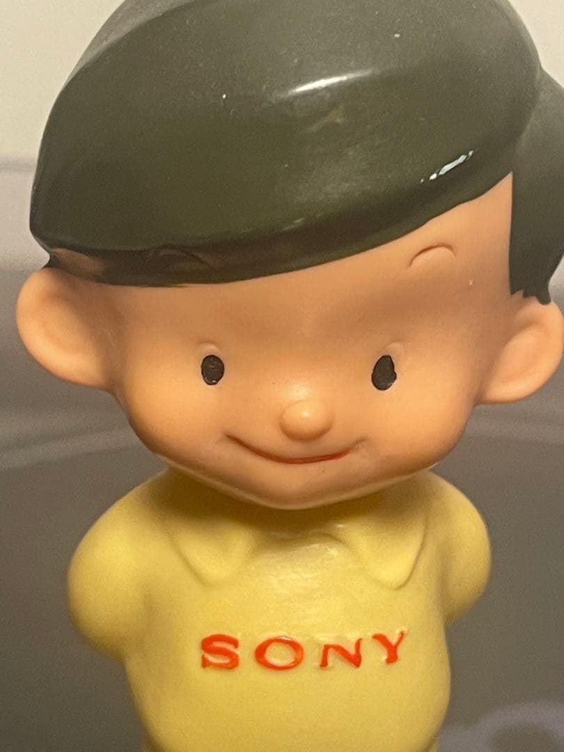 希少！SONY ソニー坊や ソフビ人形 昭和レトロ　ノベルティ